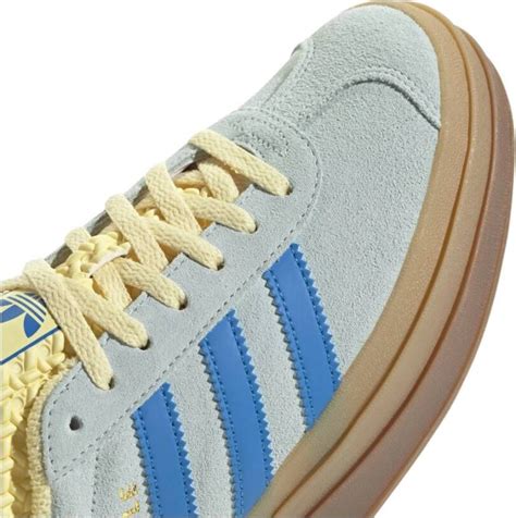 gazelle adidas blauw geel|adidas gazelle dames.